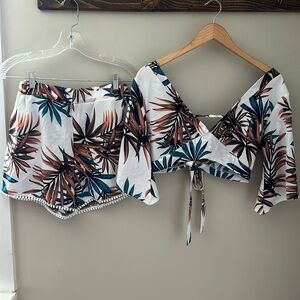 Shorts/crop set